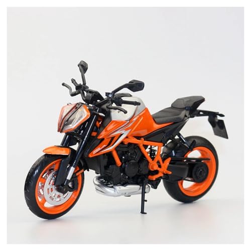 SYYANFEI Mini Alloy Motorrad Model 1/12 für KTM 1290 Super Duke R 2022 Modell 1:12 Sport Racing Miniatur-Spielzeugsammlung Geschenk Kind Druckguss-Nachbildung(Weiß) von SYYANFEI