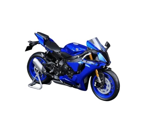 SYYANFEI Mini Alloy Motorrad Model 1/18 für Diecast-Motorradmodell YAMA HA YZF-R1 2018 MetallicBlue Druckguss-Nachbildung von SYYANFEI