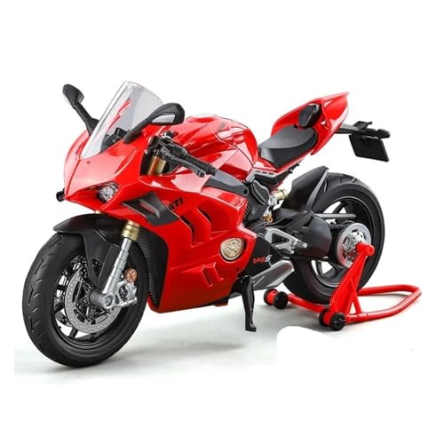 SYYANFEI Mini Alloy Motorrad Model 1/9 Für Ducati Panigale V4S Legierung Rennsimulation Motorradmodell Kindergeschenk Druckguss-Nachbildung von SYYANFEI