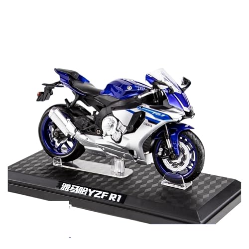 SYYANFEI Mini Alloy Motorrad Model 1 12 Für Suzuki GSX-R1000 Simulation Legierung Metall Motorrad Auto Modell Sammlung Ornament Geschenk Druckguss-Nachbildung(Blau) von SYYANFEI