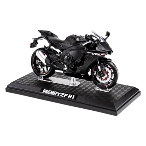 SYYANFEI Mini Alloy Motorrad Model 1 12 Für Suzuki GSX-R1000 Simulation Legierung Metall Motorrad Auto Modell Sammlung Ornament Geschenk Druckguss-Nachbildung(Schwarz) von SYYANFEI