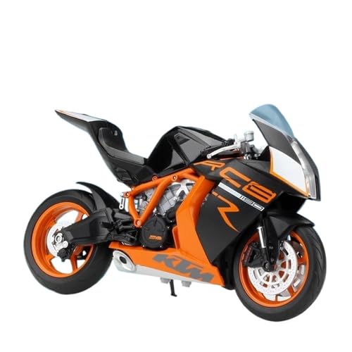 SYYANFEI Mini Alloy Motorrad Model 1:10 Für KTM 1190 RC8 R Legierung Racing Motorrad Modell Cross-Country Motorrad Modell Sammlung Kinder Spielzeug Geschenk Druckguss-Nachbildung von SYYANFEI