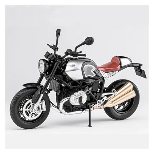 SYYANFEI Mini Alloy Motorrad Model 1:12 BMW Latte Retro Nine T Straßenauto Legierung Retro Sport Motorrad Modell Druckguss MetallKinder Spielzeug Geschenk Druckguss-Nachbildung(Weiß) von SYYANFEI