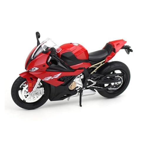 SYYANFEI Mini Alloy Motorrad Model 1:12 Für 1000RR Simulation Rennsport Legierung Metalldruckguss Motorrad Modellreihe Jungenspielzeug Druckguss-Nachbildung(Rot) von SYYANFEI