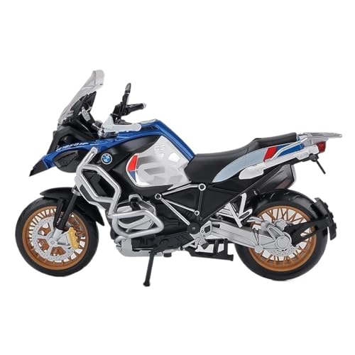 SYYANFEI Mini Alloy Motorrad Model 1:12 Für BMW R1250GS Legierung Racing Motorrad Modell Diecast Metall Spielzeug Druckguss-Nachbildung(Blau) von SYYANFEI