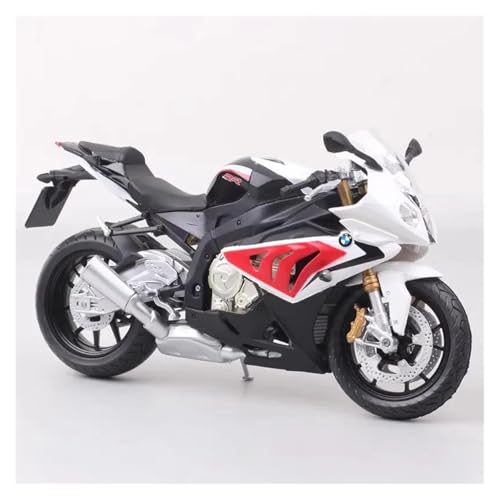 SYYANFEI Mini Alloy Motorrad Model 1:12 Für BMW S1000RR 2009 Druckguss-Motorradmodell Spielzeugauto-Sammelauto Druckguss-Nachbildung(Rot) von SYYANFEI