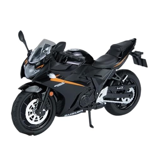 SYYANFEI Mini Alloy Motorrad Model 1:12 Für GSX250R Motorrad-Offroad-Legierungsautomodelle, Druckguss-Simulationssammlung Druckguss-Nachbildung(Schwarz) von SYYANFEI