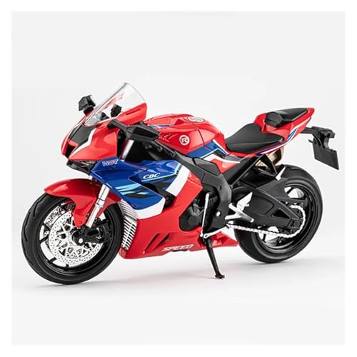 SYYANFEI Mini Alloy Motorrad Model 1:12 Für Honda CBR 1000RR-R Fireblade Legierung Rennwagen Druckguss Straßenmotorrad Modell Kinderspielzeug Druckguss-Nachbildung(Rot) von SYYANFEI