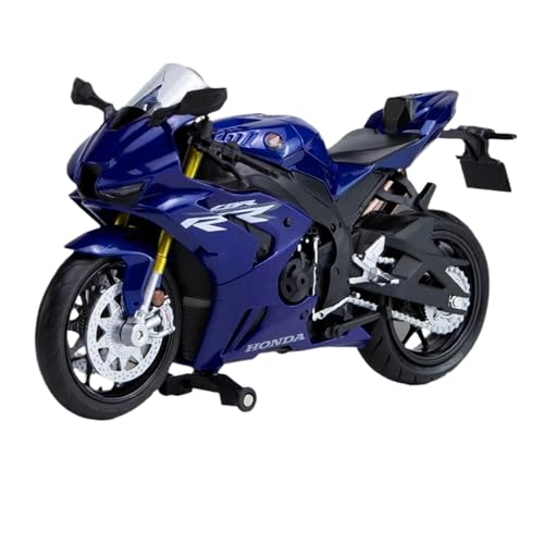 SYYANFEI Mini Alloy Motorrad Model 1:12 Für Honda CBR1000RR 2023 Legierung Motorrad Modell Spielzeug Off Road Diecast Fahrzeug Jungen Elite Geschenk Druckguss-Nachbildung(Blau) von SYYANFEI