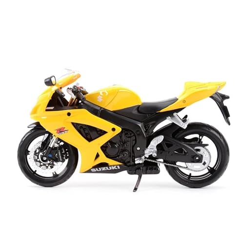 SYYANFEI Mini Alloy Motorrad Model 1:12 Für Suzuki GSX-R600 Druckgussfahrzeuge, Sammlerstücke, Hobbys Motorradmodell Spielzeug Druckguss-Nachbildung von SYYANFEI