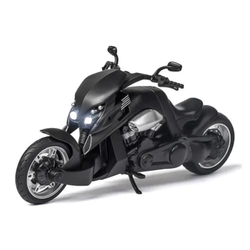 SYYANFEI Mini Alloy Motorrad Model 1:12 Für Yamaha Tyrannosaurus Rex V-REX Legierung Racing Motorräder Modell Simulation Straße Motorrad Modell Sammlung M3 Druckguss-Nachbildung(Schwarz) von SYYANFEI