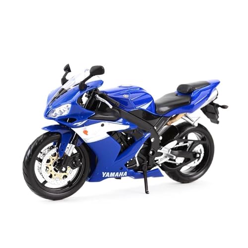 SYYANFEI Mini Alloy Motorrad Model 1:12 Für Yamaha YZF-R1 Druckgussfahrzeuge, Sammlerstücke, Hobbys, Motorradmodell, Spielzeug Druckguss-Nachbildung(Blau) von SYYANFEI