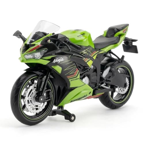 SYYANFEI Mini Alloy Motorrad Model 1:12 für Kawasaki Ninja ZX-6R Motorrad Modell Spielzeug Fahrzeug Sammlung Junge Kind Geschenk Druckguss-Nachbildung von SYYANFEI