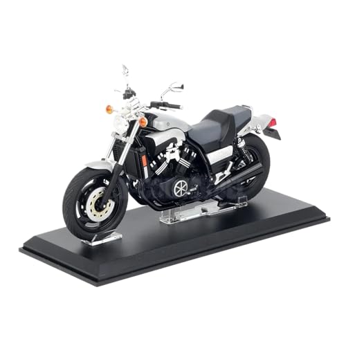 SYYANFEI Mini Alloy Motorrad Model 1:12 für Maßstab 1:12 für Yamaha Vmax Diecast Modell Motorrad Spielzeug Geschenke Druckguss-Nachbildung(Schwarz) von SYYANFEI