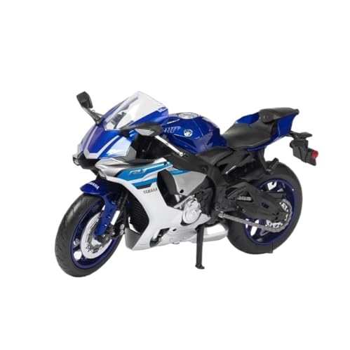 SYYANFEI Mini Alloy Motorrad Model 1:12 für Yamaha YZF-R6S2020 Cale Motorrad-Modellspielzeug Druckguss-Nachbildung(Blau) von SYYANFEI