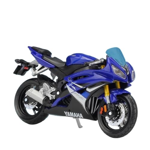 SYYANFEI Mini Alloy Motorrad Model 1:18 ForY AMAHA FJR 1300 Legierung Diecast Motorrad Modell Hildren Geschenke Spielzeug Sammlung Druckguss-Nachbildung(Blau) von SYYANFEI