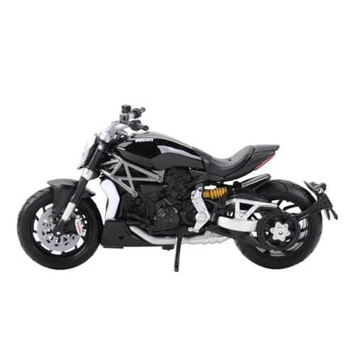 SYYANFEI Mini Alloy Motorrad Model 1:18 Für 2016 Ducati Xdiavel S Druckgussfahrzeuge, Motorrad-Modellspielzeug Für Sammeln Druckguss-Nachbildung von SYYANFEI