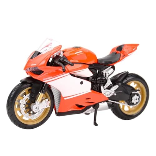 SYYANFEI Mini Alloy Motorrad Model 1:18 Für Ducati 1199 Superleggera 2014, Statisches Druckgussfahrzeug Für Sammler Und Enthusiasten Druckguss-Nachbildung von SYYANFEI