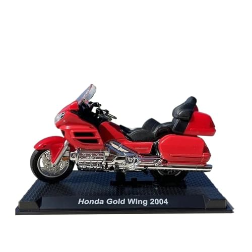 SYYANFEI Mini Alloy Motorrad Model 1:18 Für Honda 2004 Gold Wing Legierung Motorrad Modell Diecast Metall Spielzeug TravelStreetModelCollection Geschenk Druckguss-Nachbildung von SYYANFEI