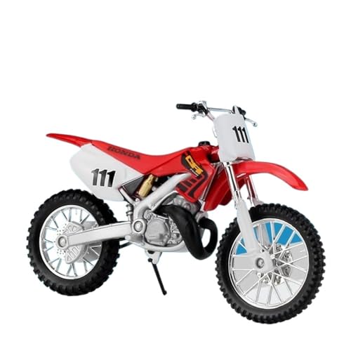 SYYANFEI Mini Alloy Motorrad Model 1:18 Für Honda CR250R Alloy Racing Car Imitation Druckguss-Motorradmodellserie Kinderspielzeug Und Geschenke Druckguss-Nachbildung von SYYANFEI