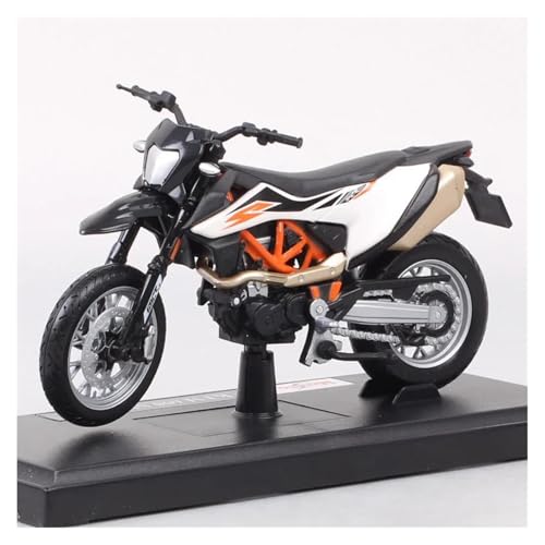 SYYANFEI Mini Alloy Motorrad Model 1:18 Für Scale Supermoto 690 SMC R Diecasts Motocross Racing Models Spielzeug Druckguss-Nachbildung von SYYANFEI