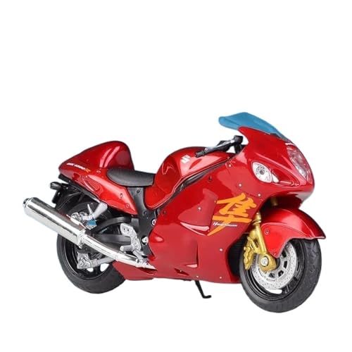 SYYANFEI Mini Alloy Motorrad Model 1:18 Für Suzuki GSX-1300R Simulation Druckguss-Legierung Metall Motorrad Modell Spielzeug Druckguss-Nachbildung von SYYANFEI