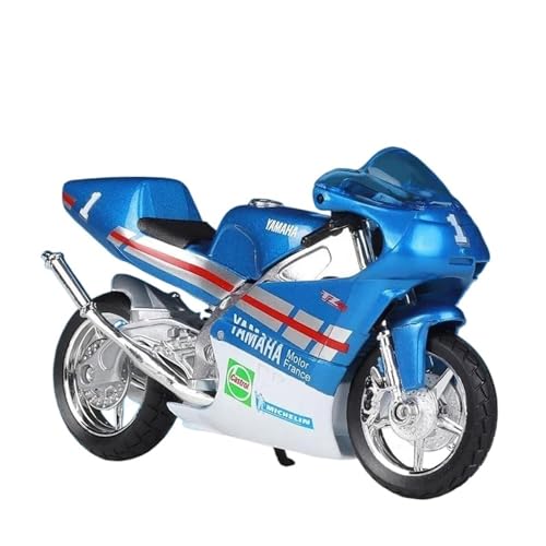 SYYANFEI Mini Alloy Motorrad Model 1:18 Für Yamaha TZ250M Legierung Racing Motorrad Modell Simulation Diecast Motorrad Modell Sammlung Spielzeug Jungen Druckguss-Nachbildung von SYYANFEI