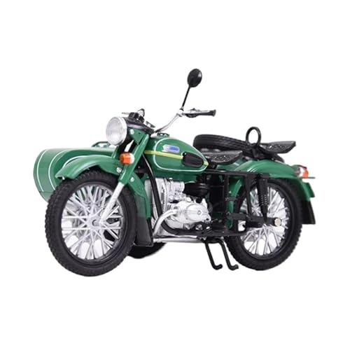 SYYANFEI Mini Alloy Motorrad Model 1:24 Für Sowjetisches Dreirädriges Geländemotorrad MDM001 Modell Klassisches Sammlerstück Für Erwachsene Geschenk Statische Anzeige Druckguss-Nachbildung von SYYANFEI