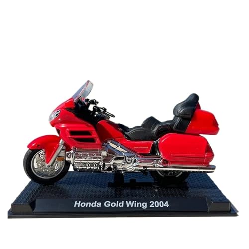 SYYANFEI Mini Alloy Motorrad Model 1:24 für Honda Gold Wing 2004 Spielzeugmotorradmodell, Klassische Erwachsenensammlung, statische Anzeige Druckguss-Nachbildung von SYYANFEI