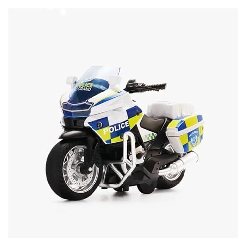 SYYANFEI Mini Alloy Motorrad Model 1:8 Für Legierungsdruckguss-Polizeiauto-Minimotorrad-Modellspielzeugsammlung Druckguss-Nachbildung von SYYANFEI