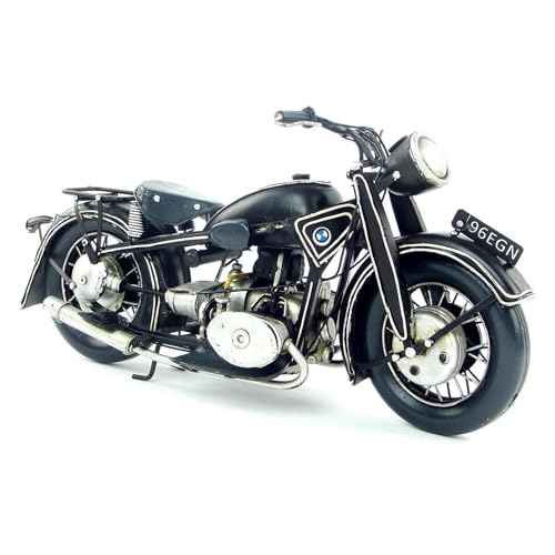 SYYANFEI Mini Alloy Motorrad Model Für Antikes Klassisches Motorradmodell Retro-Vintage-Kunsthandwerk Aus Geschmiedetem Metall Heimdekoration Oder Geburtstagsgeschenk Druckguss-Nachbildung von SYYANFEI