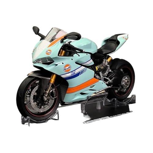 SYYANFEI Mini Alloy Motorrad Model Für Ducati1299s MotorräderModell Zimmer Dekor Desktop Anhänger Halloween Druckguss-Nachbildung(Grün) von SYYANFEI