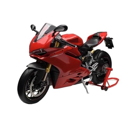 SYYANFEI Mini Alloy Motorrad Model Für Ducati1299s MotorräderModell Zimmer Dekor Desktop Anhänger Halloween Druckguss-Nachbildung(Rot) von SYYANFEI