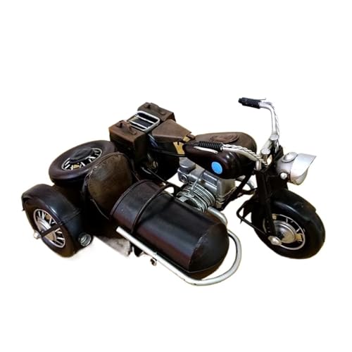 SYYANFEI Mini Alloy Motorrad Model Für Klassisch Skalierte Vintage-Eisenkunst Motor-Dreirad Miniatur-Dekor Kunstsammlung, Ornament Kunsthandwerk Geschenk Druckguss-Nachbildung von SYYANFEI