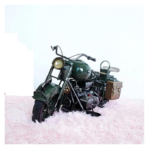 SYYANFEI Mini Alloy Motorrad Model Für Retro-Eisen-Motorrad-Modell Limitierte Auflage Handarbeit Motocross Geburtstagsgeschenk Bar-Dekoration Druckguss-Nachbildung von SYYANFEI