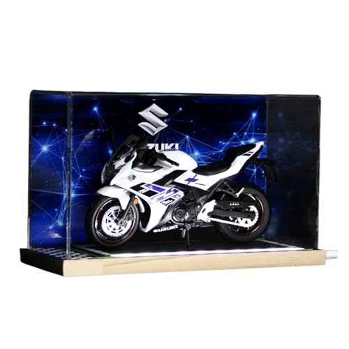 SYYANFEI Mini Alloy Motorrad Model Für Suzuki GSX 250R Motorrad Modell Legierung Motorrad Spielzeug Hochwertige Ornamente Geburtstagsgeschenk Für Freund Druckguss-Nachbildung(Weiß) von SYYANFEI