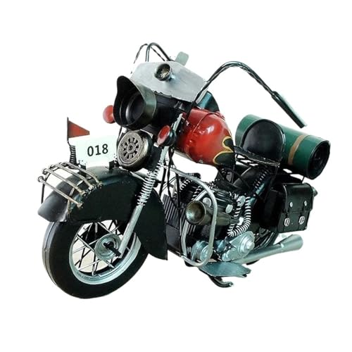 SYYANFEI Mini Alloy Motorrad Model Für Vintage Motorrad Modell Schwarz Statische Metall Motorrad Modell Zu Hause Dekoration Sammlerstücke Druckguss-Nachbildung von SYYANFEI