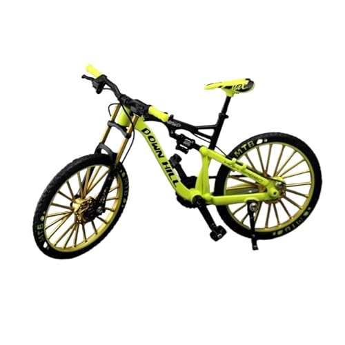 SYYANFEI Mini-Mountainbikespielzeug 1:10 für Mini Finger Mountain Legierung Diecast Modell Metall Bike Racing Bend Road Simulation Sammlung Spielzeug Kinder JungenMädchengeschenkdekoration(Grün) von SYYANFEI