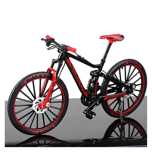 SYYANFEI Mini-Mountainbikespielzeug 1:10 für Mini FingerMountain AlloyBicycle Diecast Modell Metall Fahrrad Racing Simulation Sammlung Spielzeug Kinder JungenMädchengeschenkdekoration(Rot) von SYYANFEI