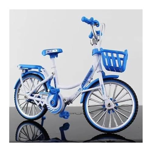 SYYANFEI Mini-Mountainbikespielzeug 1:10 für Mini Modell Legierung Fahrrad Druckguss Metall Finger Mountain RacingBike Simulation Sammlung Geschenke Spielzeug JungenMädchengeschenkdekoration(Blau) von SYYANFEI