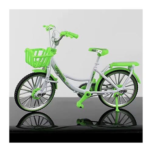 SYYANFEI Mini-Mountainbikespielzeug 1:10 für Mini Modell Legierung Fahrrad Druckguss Metall Finger Mountain RacingBike Simulation Sammlung Geschenke Spielzeug JungenMädchengeschenkdekoration(Grün) von SYYANFEI