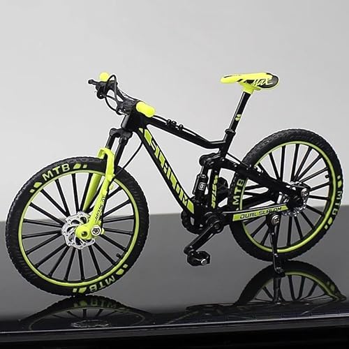 SYYANFEI Mini-Mountainbikespielzeug 1:10 für Modell Legierung Fahrrad Diecast Metall Racing Mountainbike SimulationErwachsene Sammlung Geschenke Spielzeug Kinder JungenMädchengeschenkdekoration(Grün) von SYYANFEI