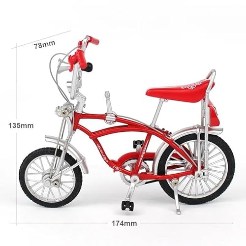 SYYANFEI Mini-Mountainbikespielzeug 1:10 für Neues Modell Legierung Fahrrad Diecast Metall Fahrrad Simulation Mountainbikes Sammlung Geschenke Spielzeug Jungen JungenMädchengeschenkdekoration(Rot) von SYYANFEI