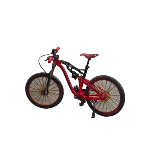 SYYANFEI Mini-Mountainbikespielzeug 1:8 Für Legierung Fahrrad Modell Diecast Metall Finger Mountainbike Racing Bend Road Simulation Sammlung Spielzeug Kinder JungenMädchengeschenkdekoration(Rot) von SYYANFEI