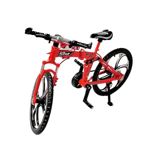 SYYANFEI Mini-Mountainbikespielzeug 1:8 Für Mini Faltbare Finger Fahrrad Modell Mountainbike Simulation Metall Fahrrad Sammlung Geschenke Spielzeug Jungen JungenMädchengeschenkdekoration von SYYANFEI