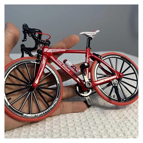 SYYANFEI Mini-Mountainbikespielzeug 1:8 Für Mini Modell Legierung Fahrrad Diecast Metall Finger Erwachsene Fahrrad Simulation Sammlung Geschenke Spielzeug Mädchen JungenMädchengeschenkdekoration(Rot) von SYYANFEI