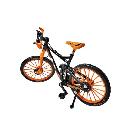 SYYANFEI Mini-Mountainbikespielzeug 1:8 Für Orange Druckguss Legierung Fahrrad Finger MountainBicycle Ornament Sammlung Geschenk Für Kinder Junge Spielzeug JungenMädchengeschenkdekoration von SYYANFEI