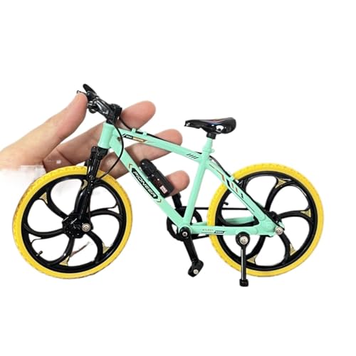 SYYANFEI Mini-Mountainbikespielzeug 1:8 für Mini Modell Legierung Fahrrad Druckguss Mountainbike Finger Simulation Tricolor Bike Sammlung Geschenke Spielzeug JungenMädchengeschenkdekoration(Grün) von SYYANFEI