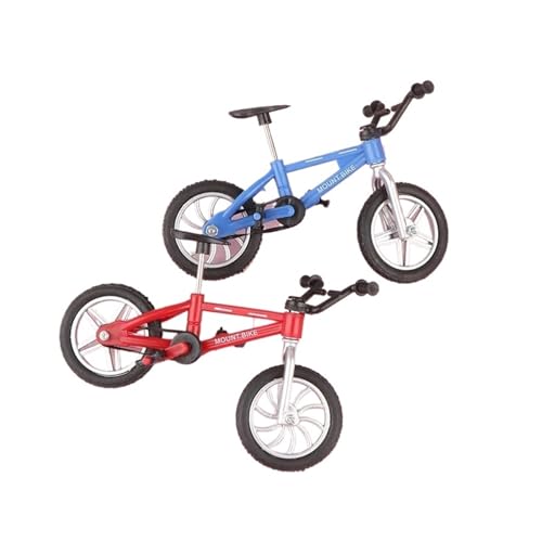 SYYANFEI Mini-Mountainbikespielzeug Für Puppenhaus Miniatur Retro Finger Fahrrad Modell Puppe Hosue Dekor Kinder Spielen Spielzeug JungenMädchengeschenkdekoration von SYYANFEI