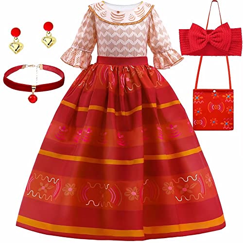 SZ-TONDA Kinderkostüm, Kleid, Halloween-Party, Cosplay, Sommerkleid, Outfit, Orange von SZ-TONDA